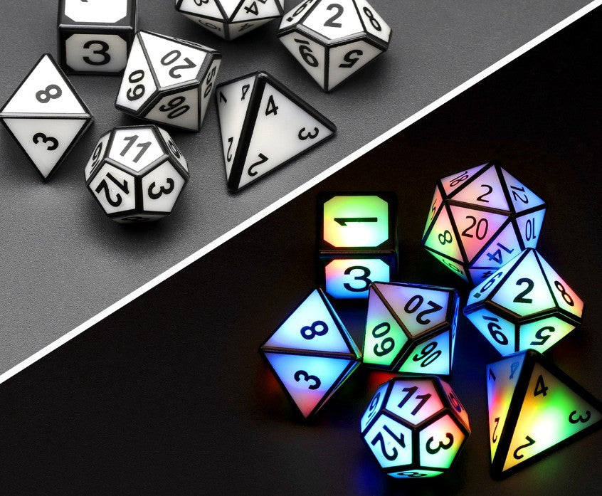 Rechargeable Glowing LED Dice