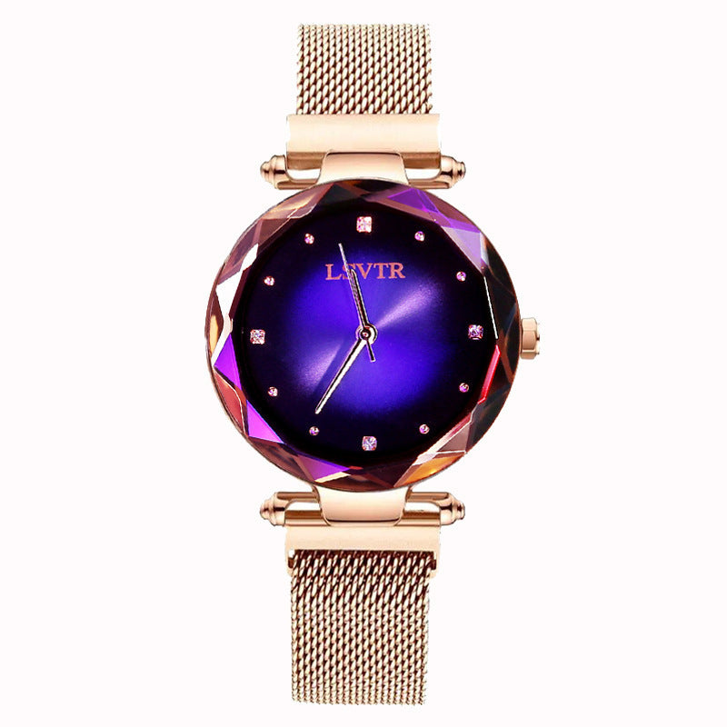 Women's Starry Quartz Lazy Magnet Strap Watch