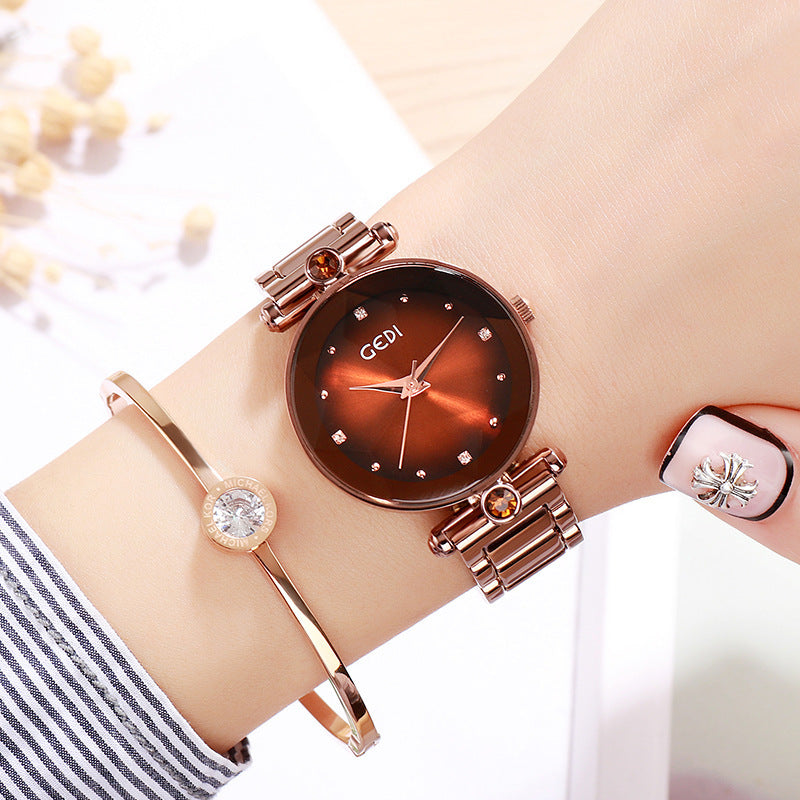 GEDI Ladies Steel Band Bracelet Quartz Watch