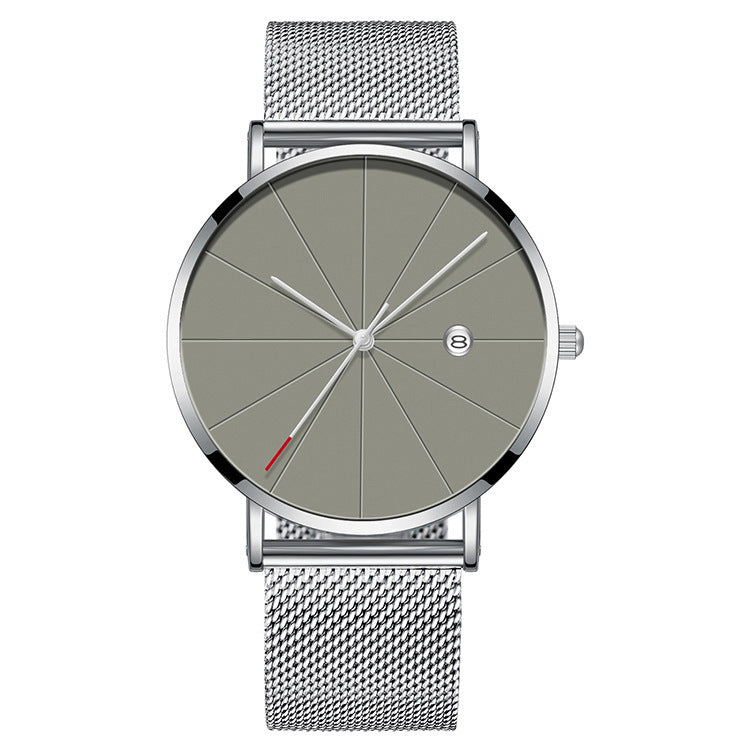 Simple Creative Calendar Men's Waterproof Quartz Watch