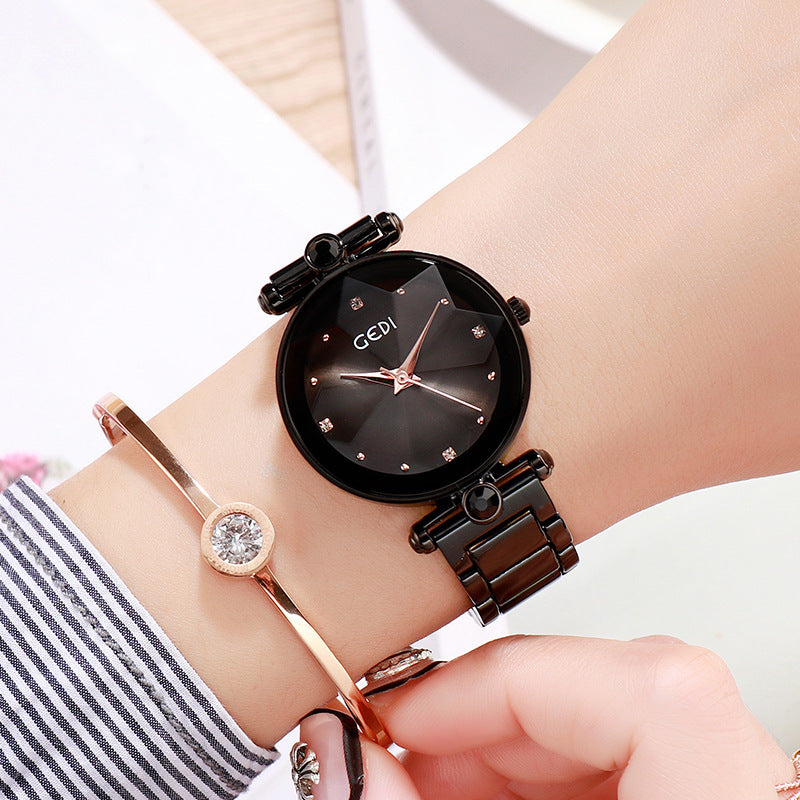 GEDI Ladies Steel Band Bracelet Quartz Watch