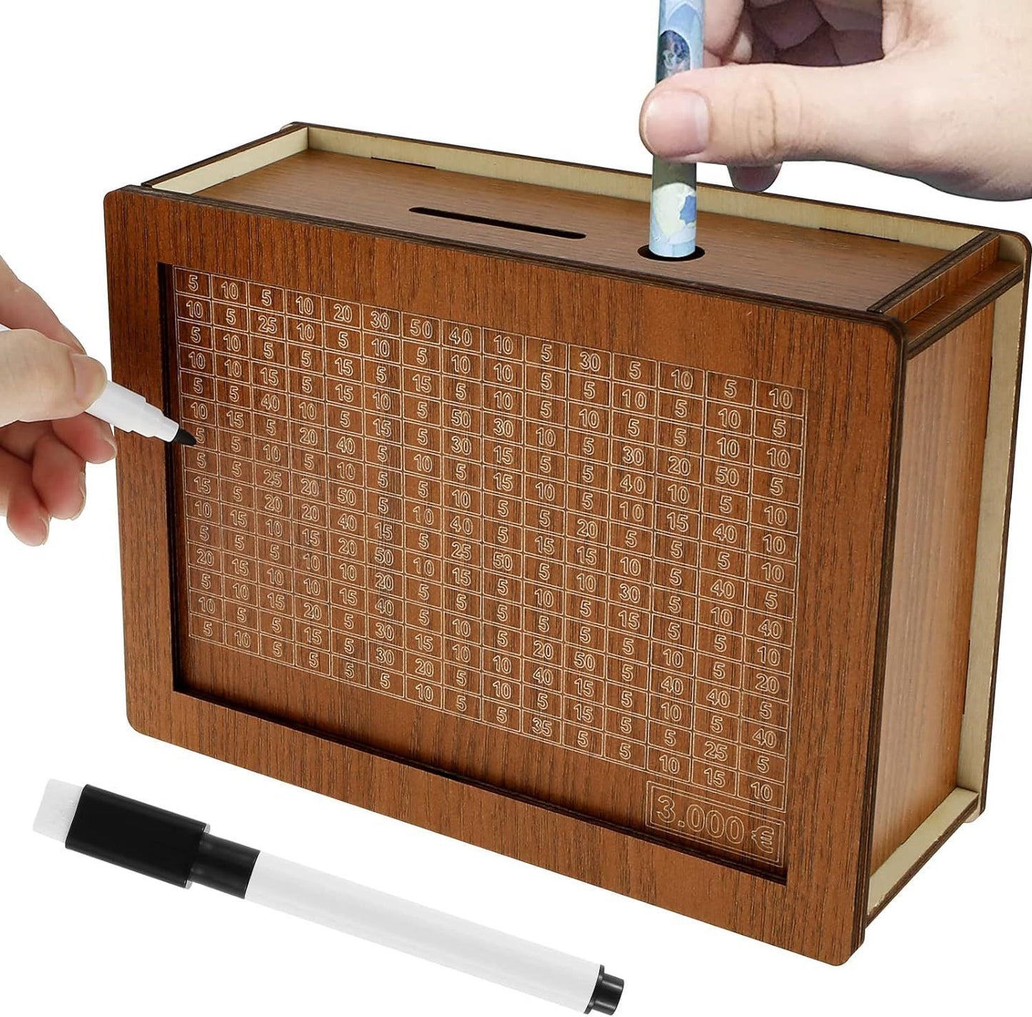 Wooden Modern Money Bank