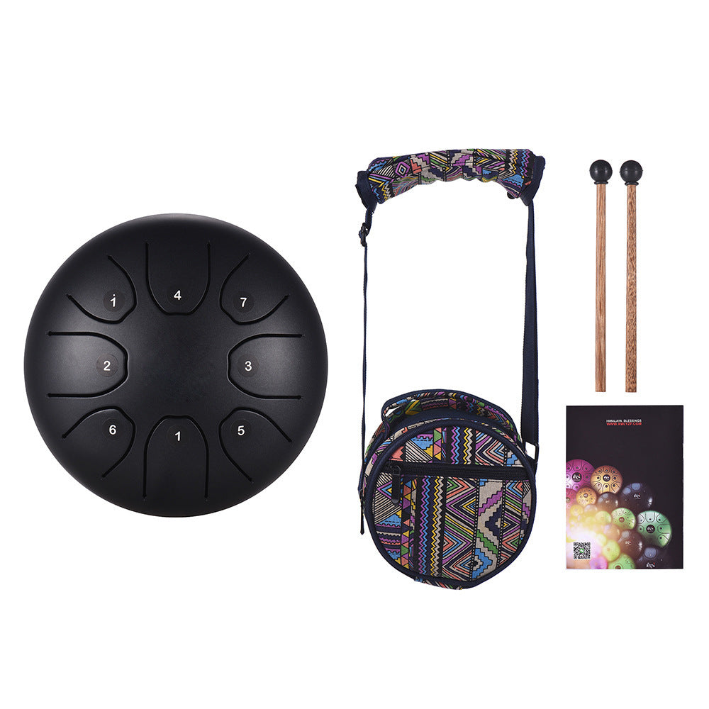 5.5 inch C key 8-tone Steel Tongue Drum with Bag and Music Book