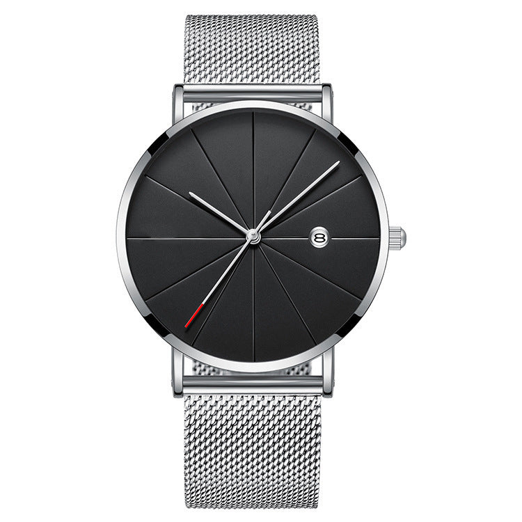 Simple Creative Calendar Men's Waterproof Quartz Watch