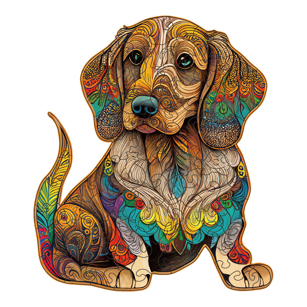 Irregular Wooden Shaped Animal Puzzle