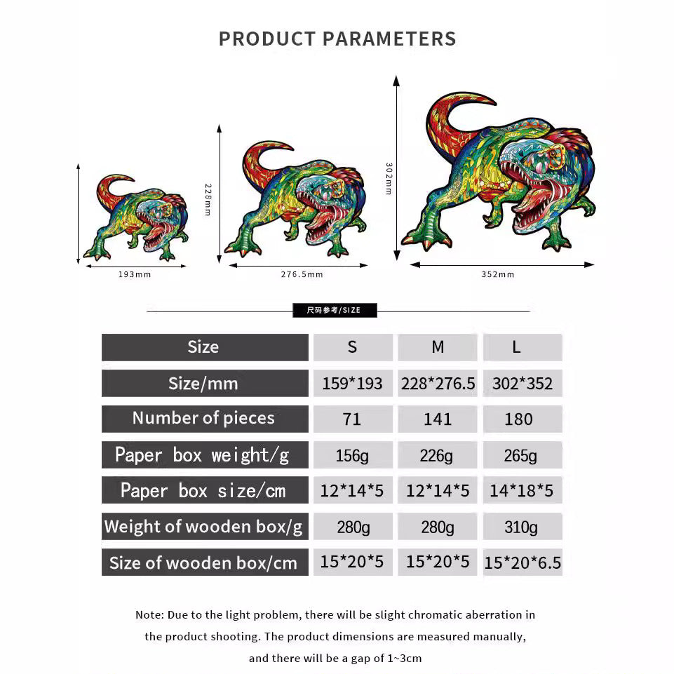 Irregular Wooden Shaped Animal Puzzle