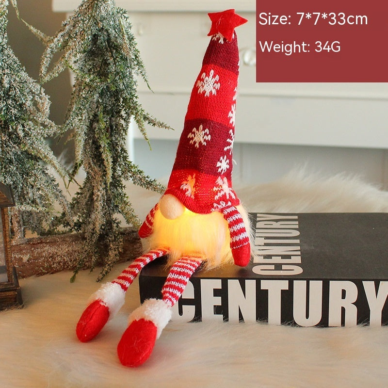 New Christmas Dolls Knitted With Lights