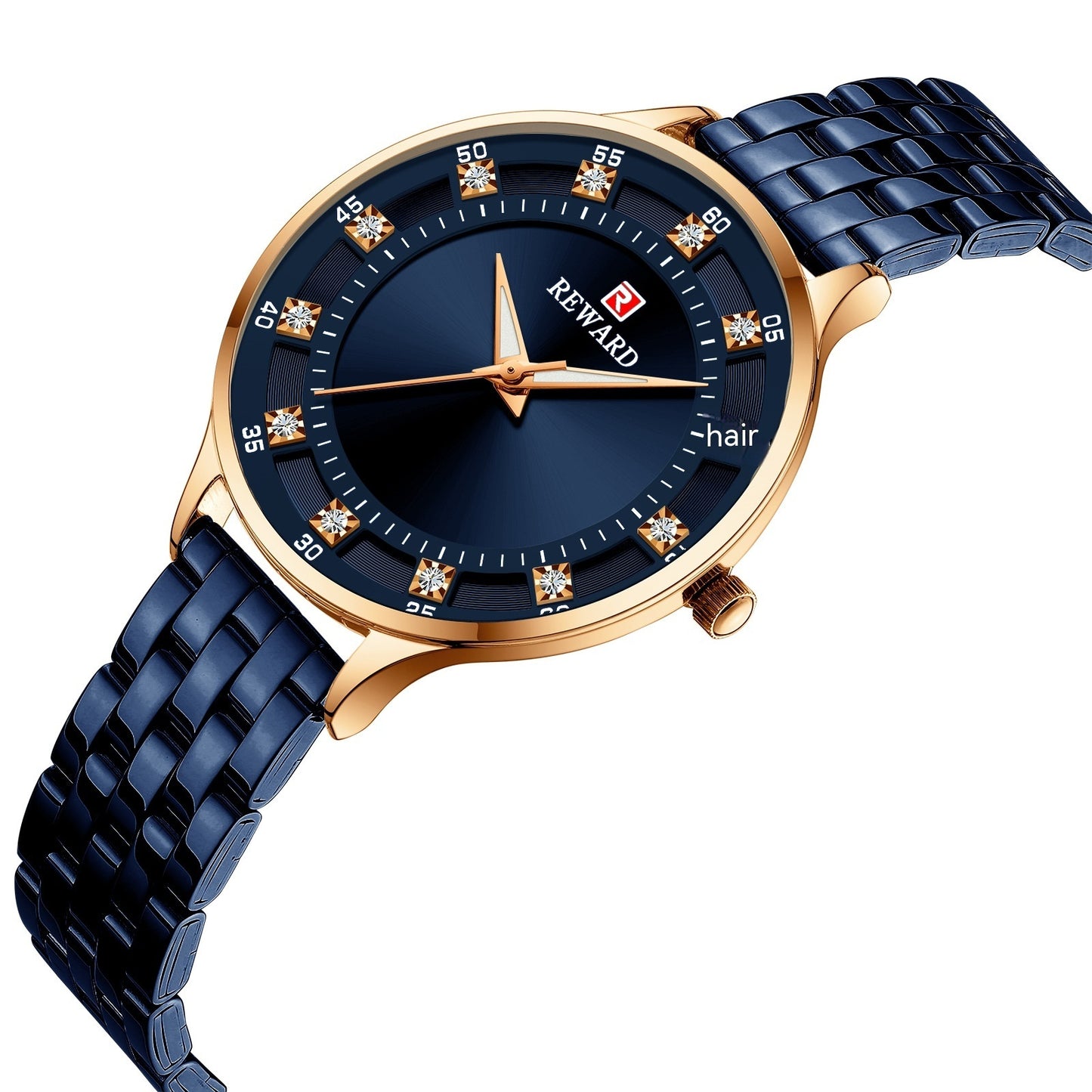 REWARD Fashion Steel Belt Quartz Diamond Women's Watch
