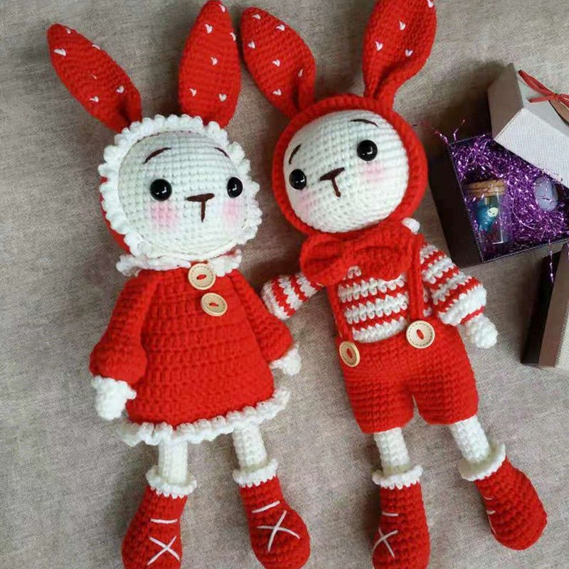 Fairy Rabbit Crochet Doll