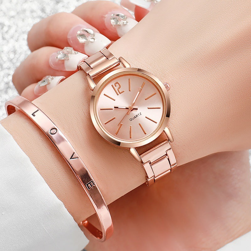 Women's Minimalist Casual Versatile Watch and Bracelet