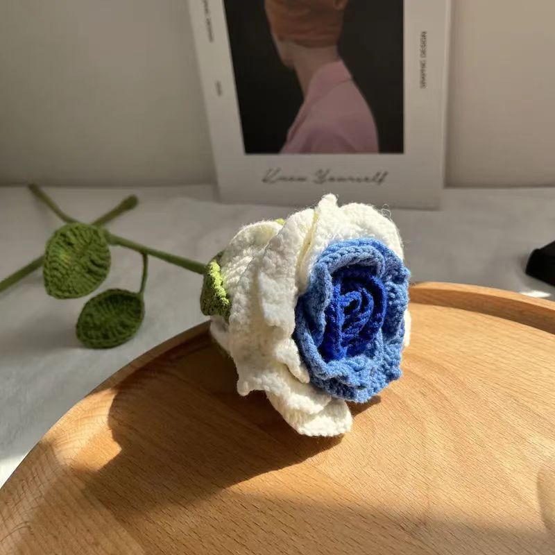 Creative Hand-Crochet Diy Wool Flowers Material Package