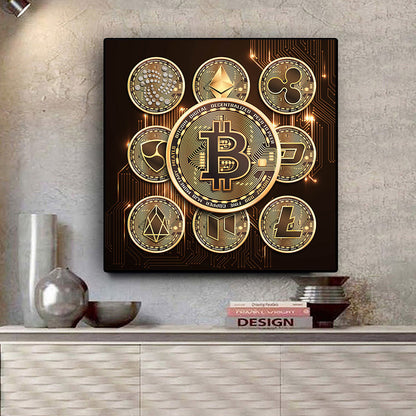 On Canvas Of Currency Scandinavian Style Posters