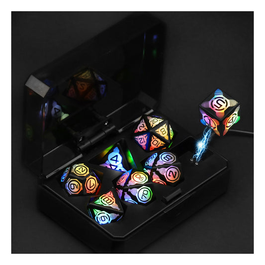 Rechargeable Glowing LED Dice