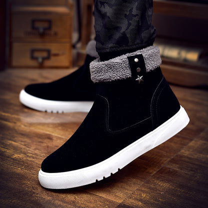 Men's Warm and Suede Leather Boots