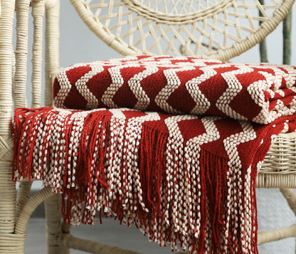 Knitted Decorative Blanket