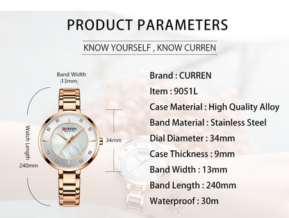 CURREN Elegant Quartz Watch