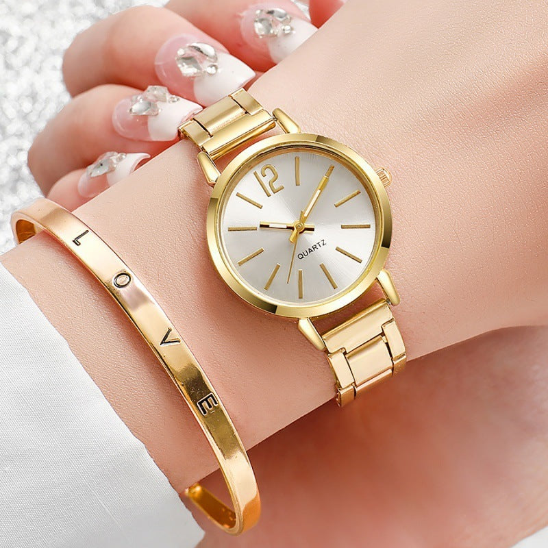 Women's Minimalist Casual Versatile Watch and Bracelet
