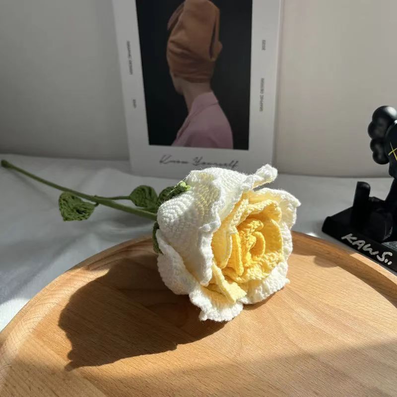 Creative Hand-Crochet Diy Wool Flowers Material Package