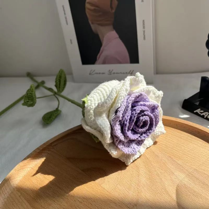 Creative Hand-Crochet Diy Wool Flowers Material Package