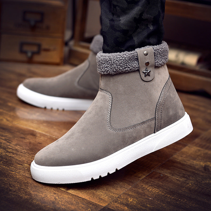 Men's Warm and Suede Leather Boots