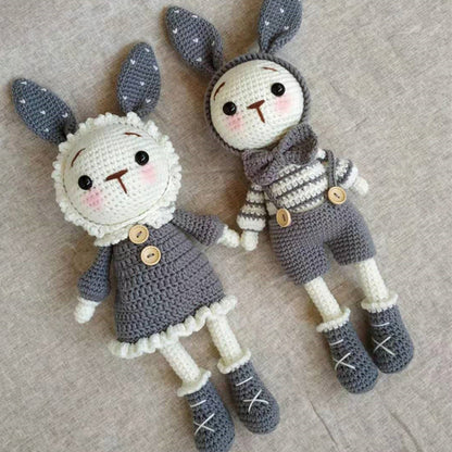 Fairy Rabbit Crochet Doll