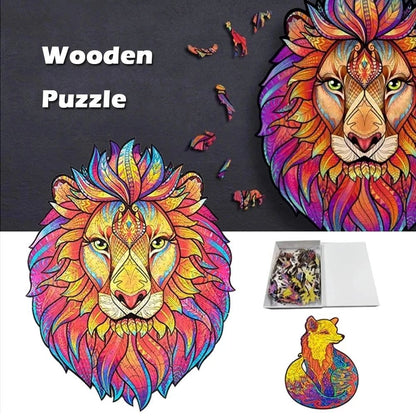 Wooden Puzzles Animal Shaped