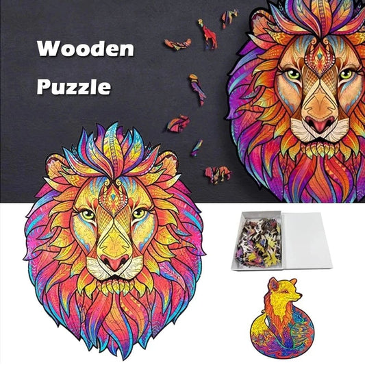 Wooden Puzzles Animal Shaped