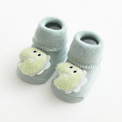 Baby Slipper Socks with Rubber Stoppers