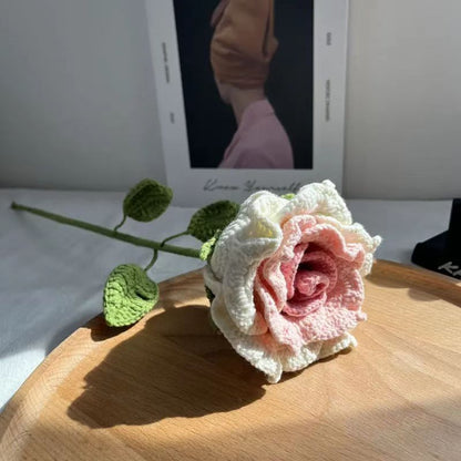 Creative Hand-Crochet Diy Wool Flowers Material Package