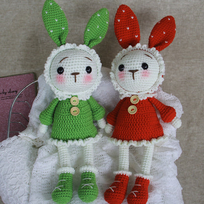 Fairy Rabbit Crochet Doll
