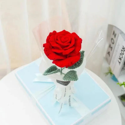 Creative Hand-Crochet Diy Wool Flowers Material Package