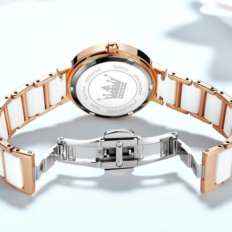 OLEVS Women's Fashionable Waterproof Original Quartz Watch