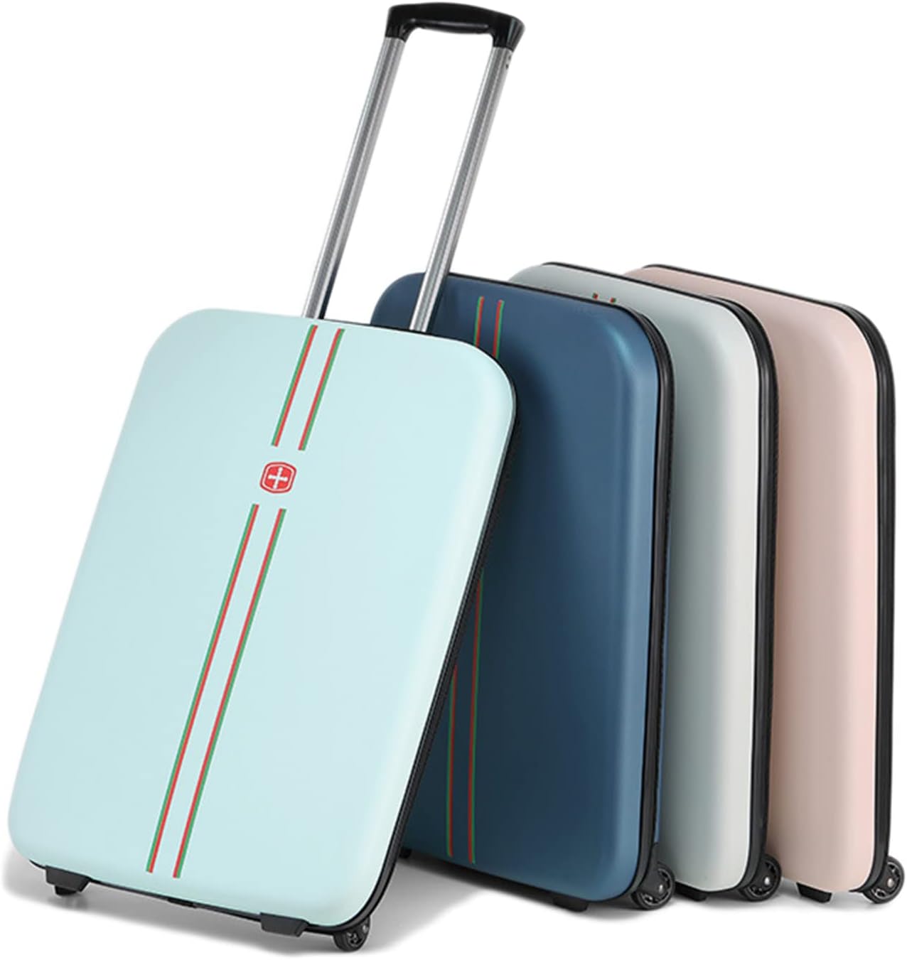 Fashion Compressible Lightweight Travel Suitcase with TSA Lock and Silent Wheels