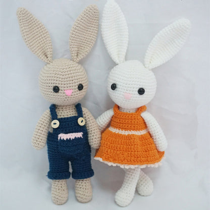 Fairy Rabbit Crochet Doll