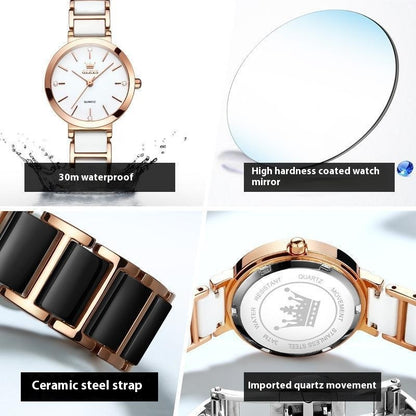OLEVS Women's Fashionable Waterproof Original Quartz Watch