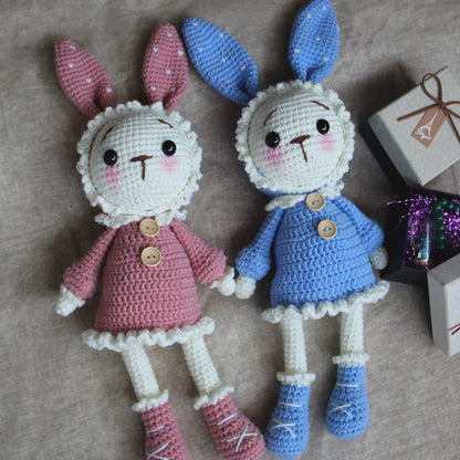 Fairy Rabbit Crochet Doll