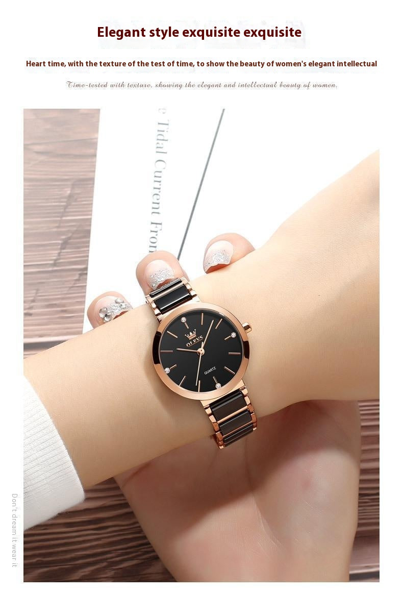 OLEVS Women's Fashionable Waterproof Original Quartz Watch