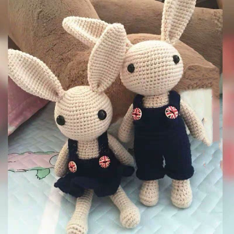 Fairy Rabbit Crochet Doll