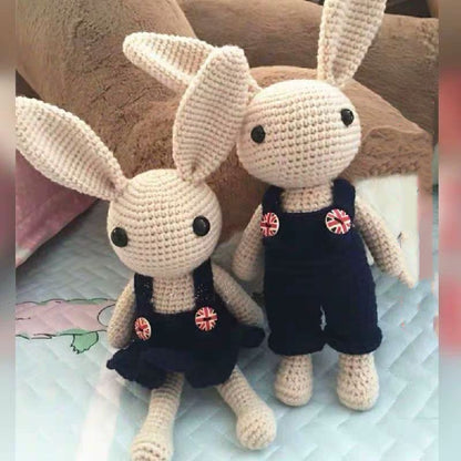 Fairy Rabbit Crochet Doll