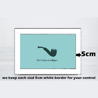 Modern Painting Triple - Black Background With White Characters