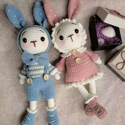 Fairy Rabbit Crochet Doll