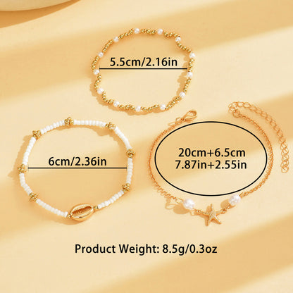 Three-Piece Set of Anklet Decoration