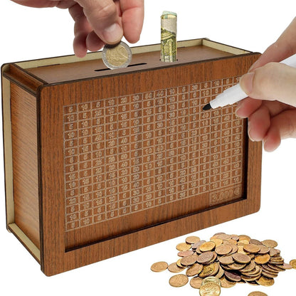 Wooden Modern Money Bank