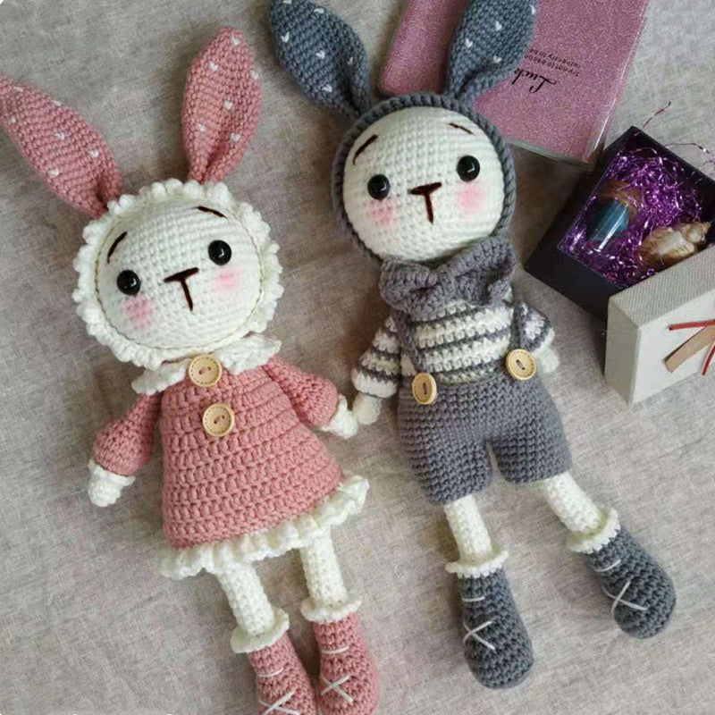 Fairy Rabbit Crochet Doll