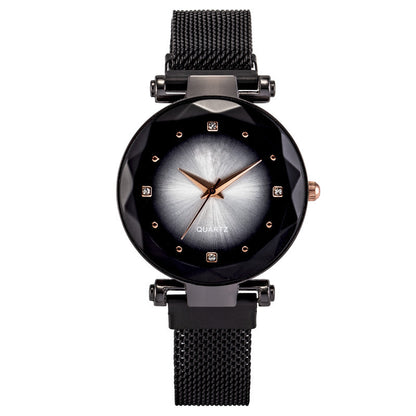 Women's Starry Quartz Lazy Magnet Strap Watch