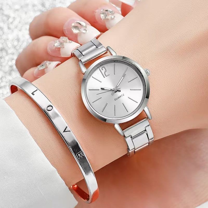 Women's Minimalist Casual Versatile Watch and Bracelet