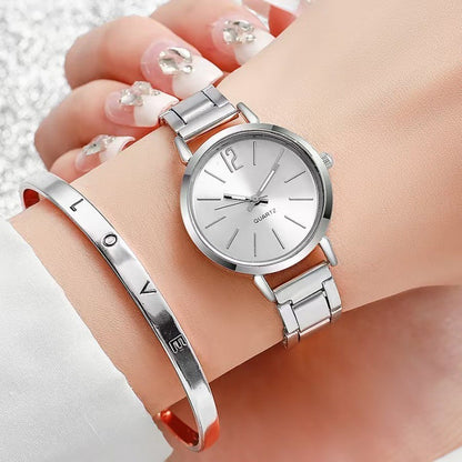 Women's Minimalist Casual Versatile Watch and Bracelet