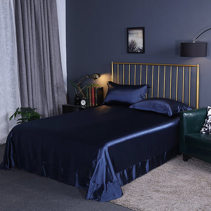 Double-Sided Ice Silk Bed Sheet