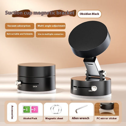 Foldable Magnetic Vacuum Phone Holder