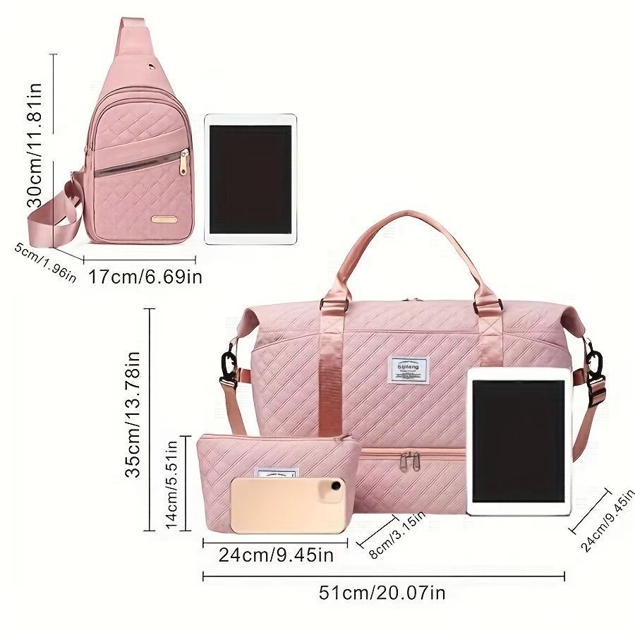 Women's Travel Bag Three-Piece Set